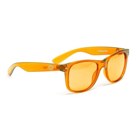yellow color sunglasses in translucent frame by rainbowoptx — rainbow optx™