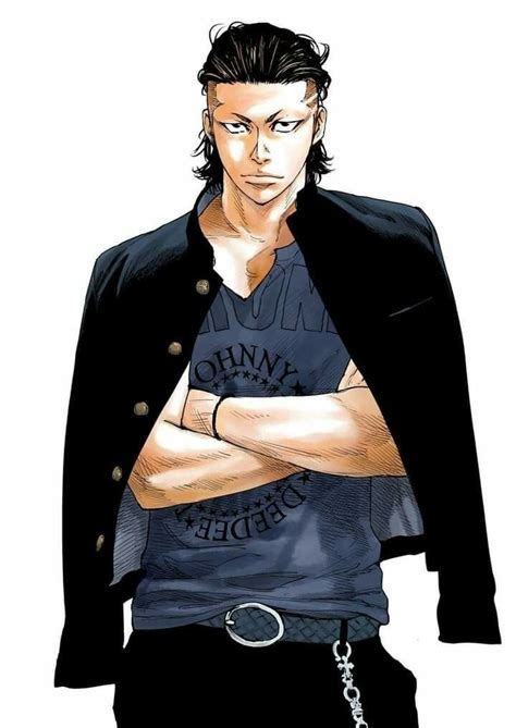 Japanese Delinquent Male Black Anime Characters Manga Characters