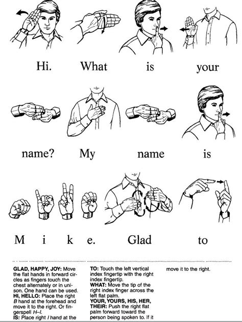 One (as in the number or amount and when counting) true; ASL american Sign Language: introducing yourself | Sign ...