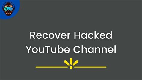 How To Recover Hacked Youtube Channel Iconictechs