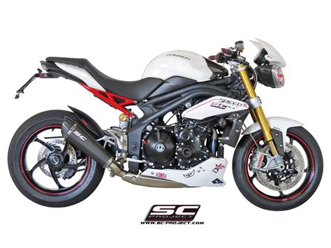 2018 2019 speed triple rs carbon fiber exhaust pipe heat shield fairing cowling (fits: SC Project Exhaust Triumph Speed Triple Carbon Conic ...
