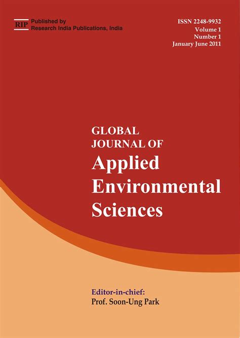 GJAES, Global Journal of Applied Environmental Sciences ...