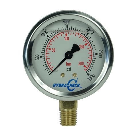 Pressure And Vacuum Gauges Pressure Gauge 600 Psi Hydracheck