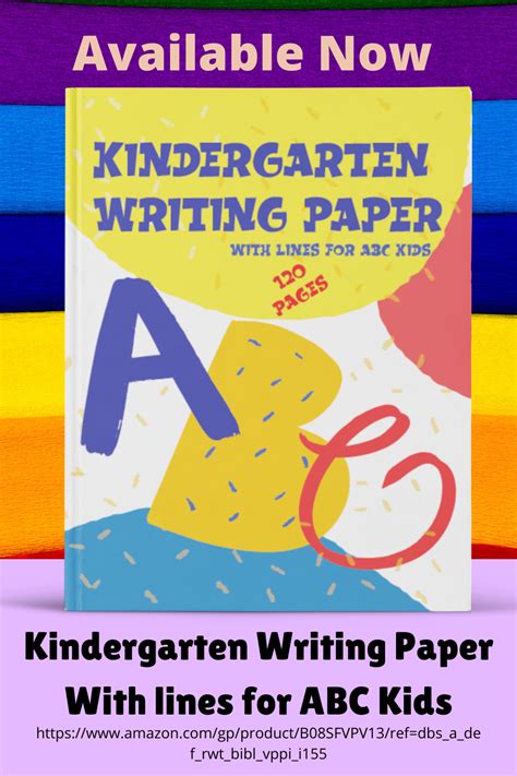 Kindergarten Writing Paper With Lines For Abc Kids Kindergarten