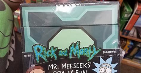 A Real Life Mr Meeseeks Box If You Press The Button On Top Mr