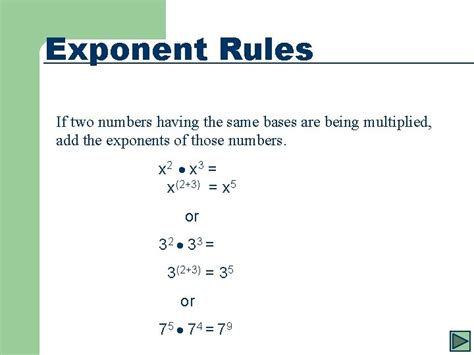 Exponents Tutorial 3 F An Exponent Is A