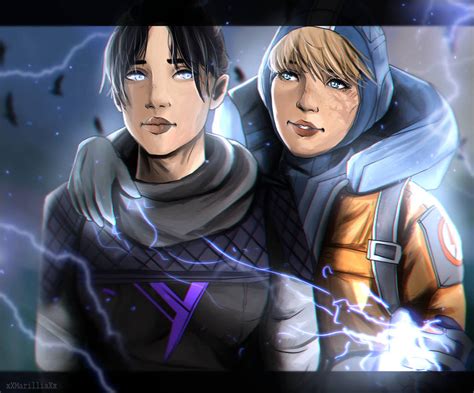 Apex Legends Wraith And Wattson By Xxmarilliaxx On Deviantart