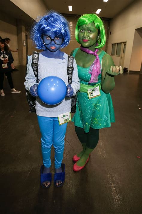 Sadness And Disgust Disney Costumes At Comic Con Popsugar Love