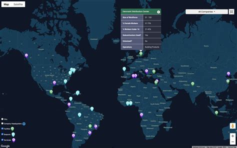 Global Supply Chain Map