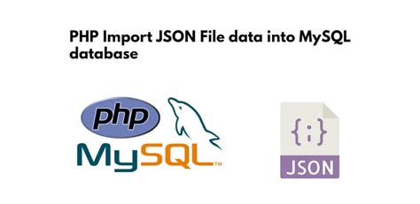 Php Importinsert Json File Data Into Mysql Database Tuts Make
