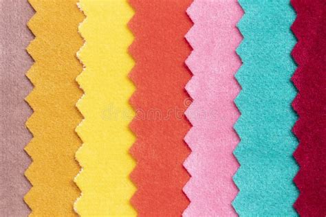 Multicolor Of Felt Fabric Background Stock Image Image Of Decorative