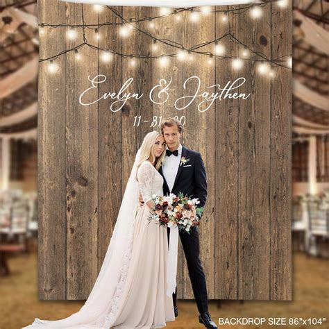 Maybe you would like to learn more about one of these? Wedding Backdrop Rustic Wood Wedding Banner Photo Booth ...