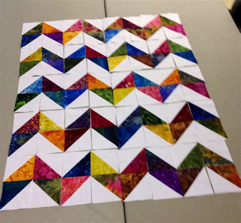 Half Square Triangle Layout Pinwheel Quilt Pattern Half Square