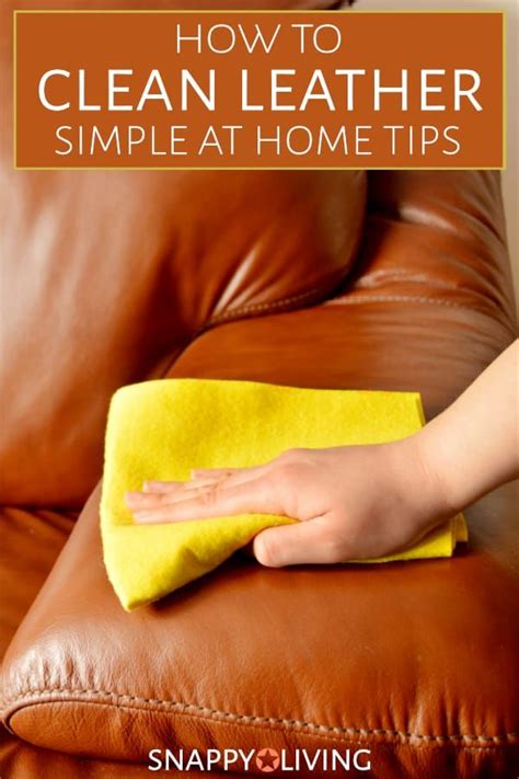 Cleaning leather sofa or leather chair: DIY Leather Cleaning Tips | Cleaning hacks, House cleaning ...