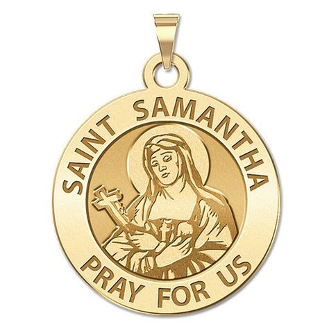 Saint Samantha Religious Medal Exclusive Pg87359