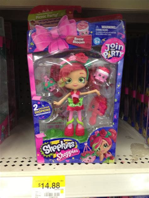 Shopkins Shoppies Join The Party Rosie Bloom Doll Shopkins And