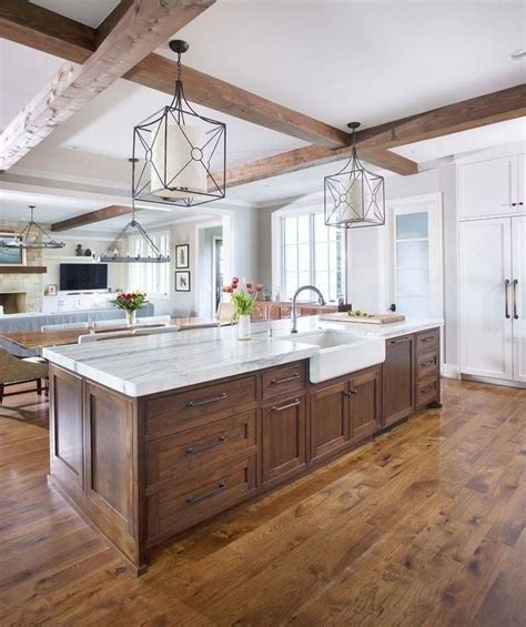 45 Astonishing Rustic Kitchen Island Design And Decoration Ideas