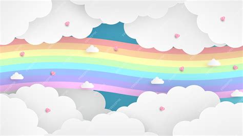 Fondo De Arco Iris De Colores Vector Premium