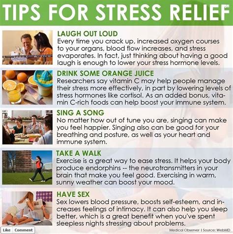 Tips For Stress Relief Psychologymental Health Pinterest