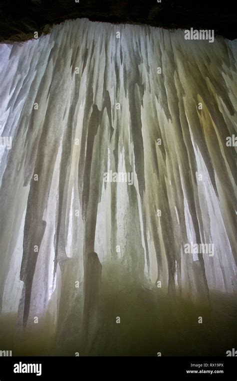 Eben Ice Caves Alger County Michigan Usa Stock Photo Alamy