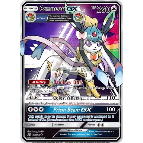 It's usually formatted as xxx/yyy, where there are many different rarities in the pokémon tcg, and not every set includes cards of every rarity. Omneon GX (Every Eevee Fusion) Custom Pokemon Card - ZabaTV