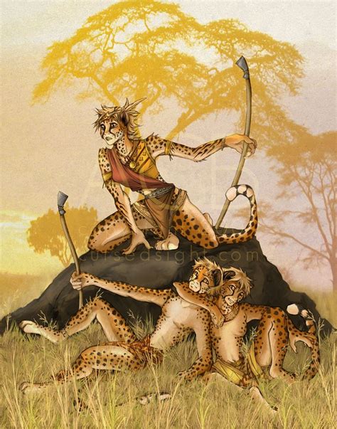 Cheetah Pride Furry Art Mythical Creatures Art Creature Art