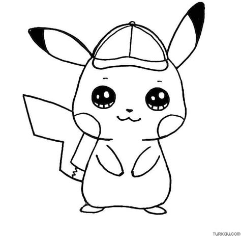 Ash Ketchum And Pikachu Pokemon Coloring Page Turkau