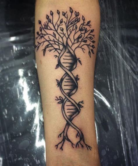 30 Pretty Dna Tattoos You Must Try Page 5 Tiger Feng