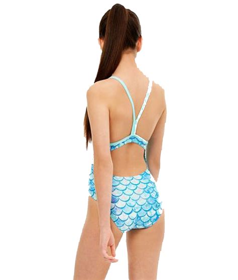 Maru Girls Shimmer Ecotech Sparkle Fly Back Swimsuit Dolphin Swimware