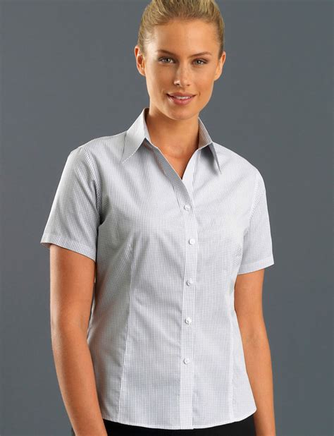 Uniform Australia John Kevin Uniforms 325 Grey Womens Short Sleeve Mini