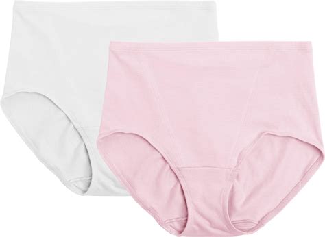 Hanes Her Way Cotton Brief Panties Pair Pink White Nude Size Sealed My XXX Hot Girl