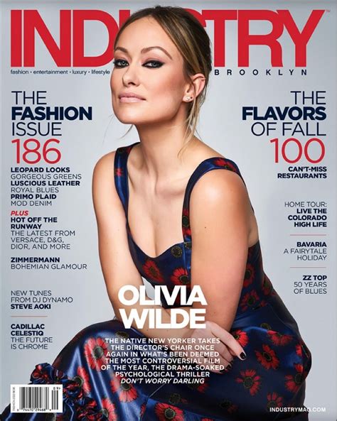 Olivia Wilde Industry Magazine Septemberoctober 2022 Issue • Celebmafia