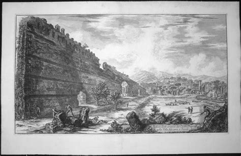 Piranesi Giovanni Hadrians Villa The So Called Poecile Year 1770
