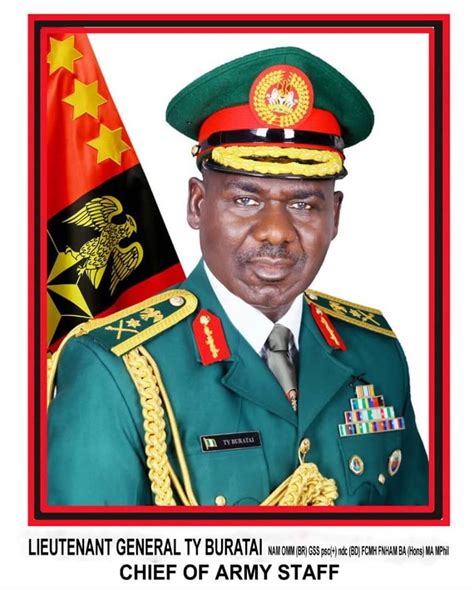 The nigeria chief of army staff, lieutenant general ibrahim. Easter Goodwill Message From General Buratai, The Chief Of ...
