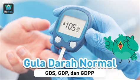 Kadar Gula Darah Normal Pada GDS GDP Dan GDPP HDmall