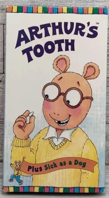 Arthur Arthurs Tooth Sick As A Dog Vhs 1998 Pbs Kids Double