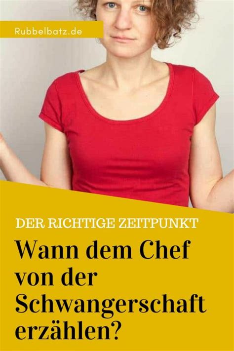 Ab wann beginnt die übelkeit? Wann soll ich meinem Chef von der Schwangerschaft erzählen ...