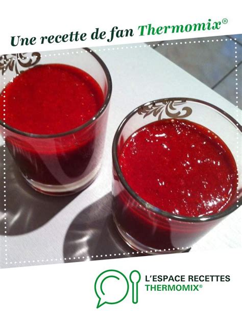 Soupe de fraises à la menthe par indienne42 Une recette de fan à