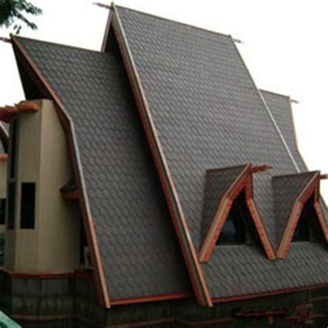 paduan modern  etnik dayak  atap  jendela rumah kumpulan
