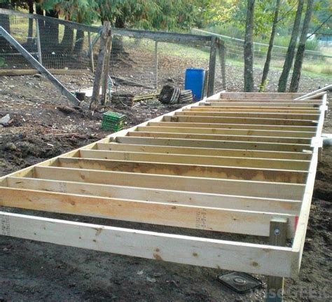 Floor cantilevered perpendicular and parallel to floor truss span. What is a Deck Joist? (with pictures)