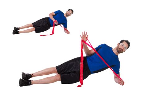Clx Core Side Plank With External Rotation Performance Health Academy