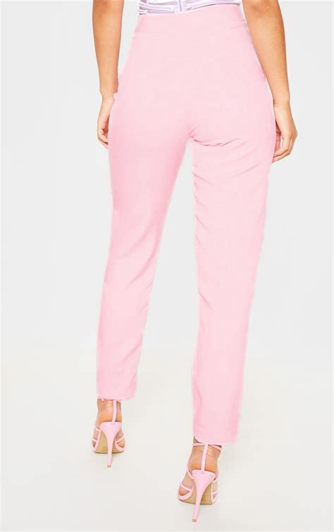Avani Pink Suit Pants Pants Prettylittlething Usa