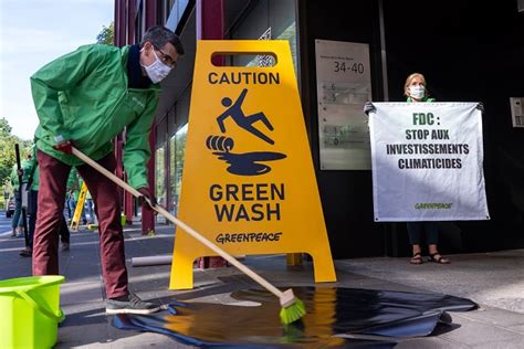 Greenpeace Activists Protest Against Pension Fund Greenwashing