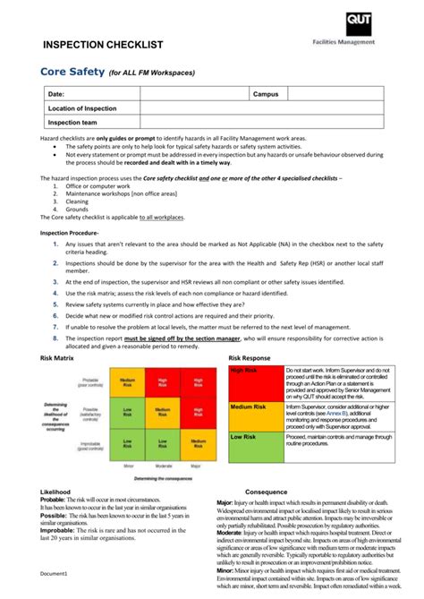 Safety Hazard Checklist Warehouse Safety Hazards Checklist Tips Vrogue
