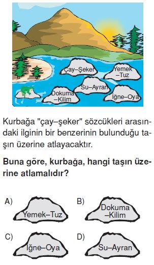 7.ci Sınıf Online Test Türkçe (Sözcükte Anlam Konu Testi – 7