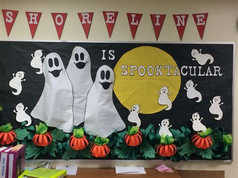 See more ideas about bulletin boards, cute bulletin boards, bulletin. "Spooktacular" bulletin board in the office of a local ...
