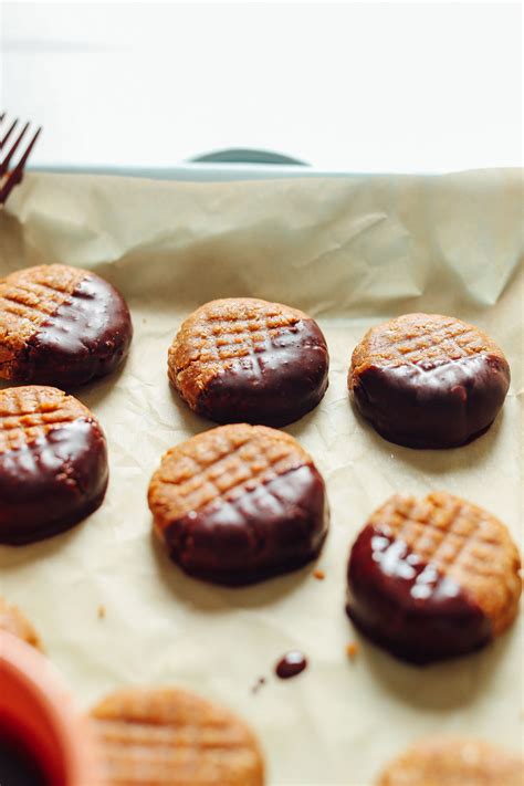 3 Ingredient No Bake Peanut Butter Cookies Minimalist Baker Recipes