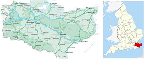 Map Of Kent Visit South East England