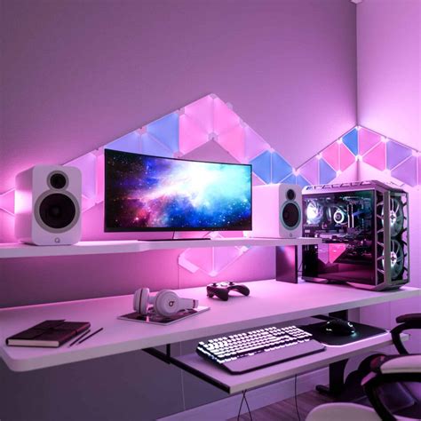 Pink Gaming Setup How To Create A Pro Gamer Setup Blisslights