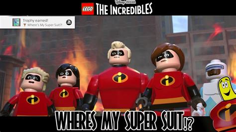 Lego The Incredibles Where’s My Super Suit Trophy Achievement Htg Happy Thumbs Gaming